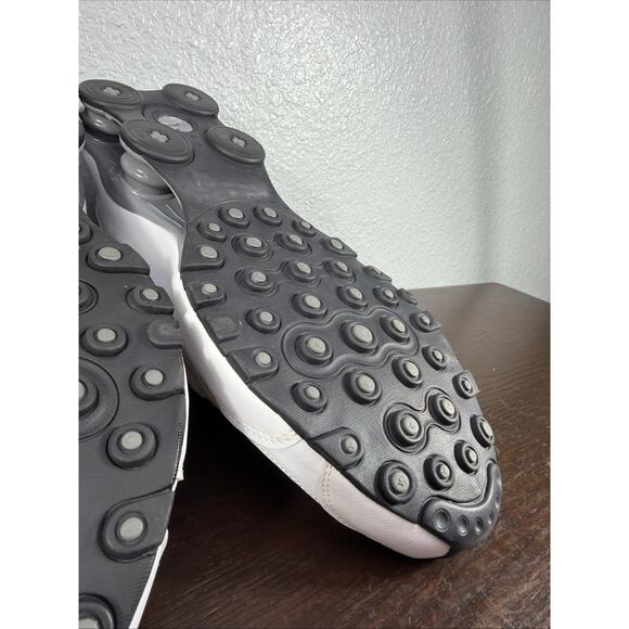 Nike Men\'s Shox NZ Leather White Cool Grey Running Shoes 378341-102 Size 12 main image 7